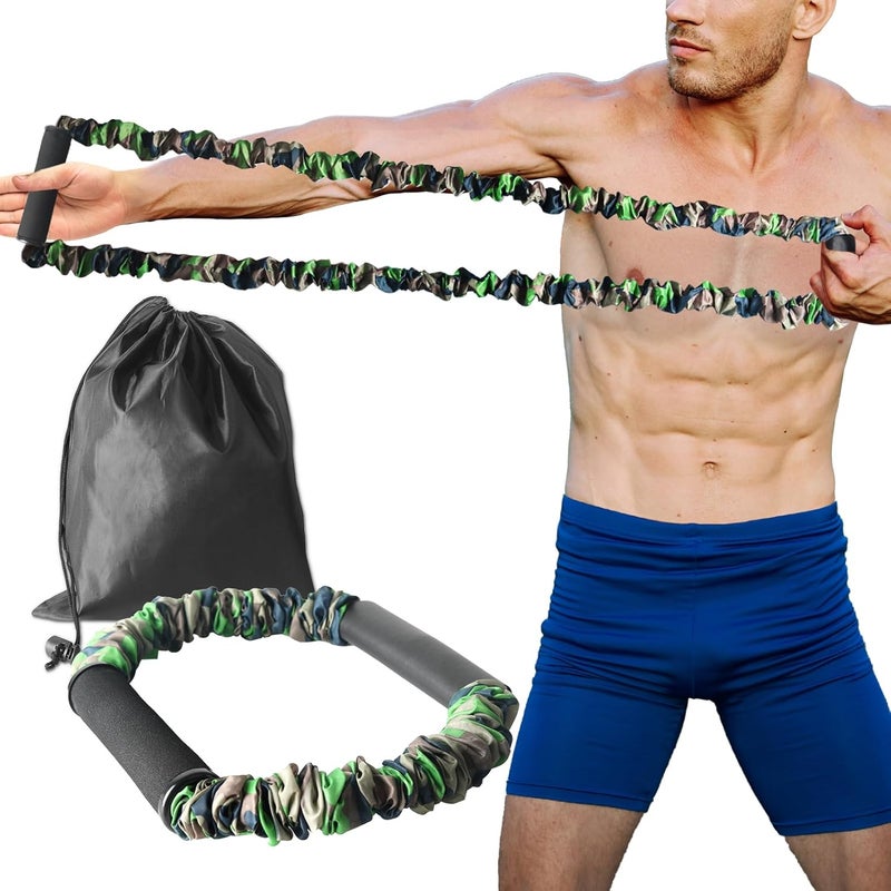 AzReference Archery Bow Trainer, 25 45 55 Lbs Archery Band Draw Exerciser Training, Rubber Strength Training Bands for Recurve Bow Compound Shooting Beginner Experts - Image 1